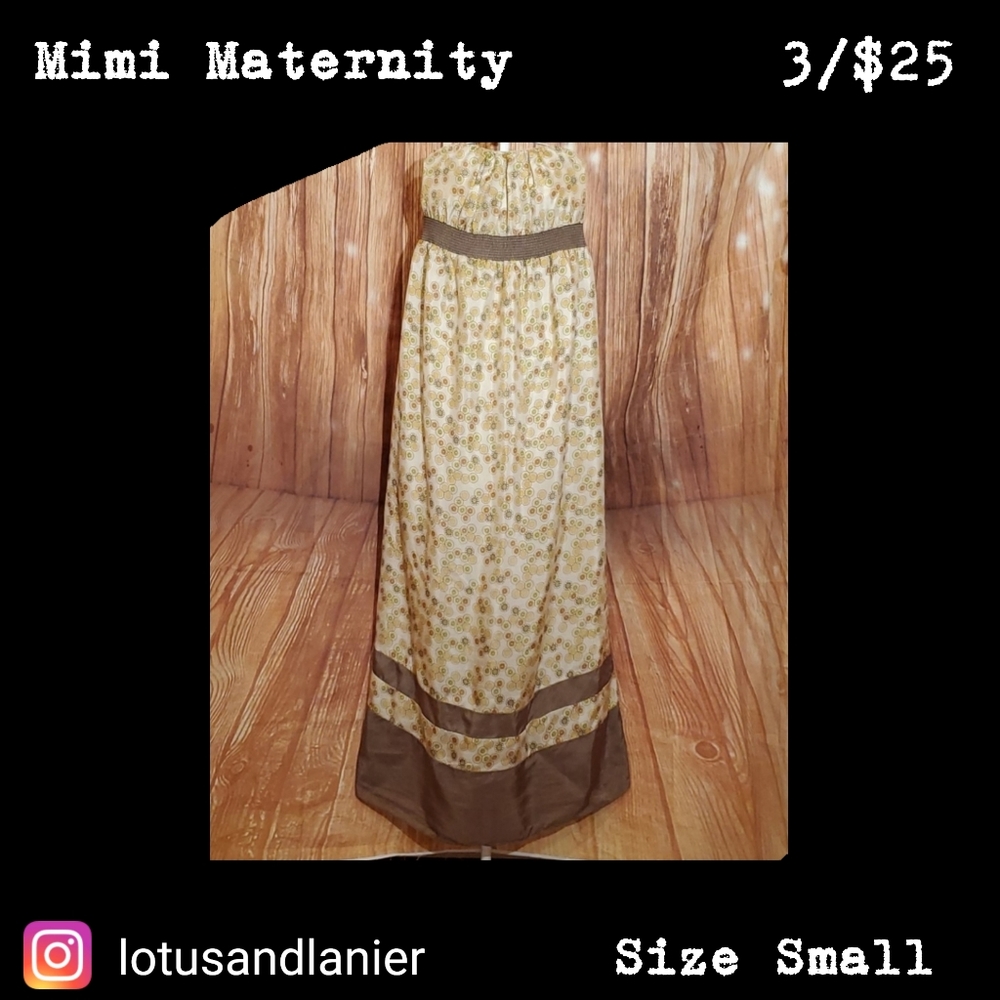 Mimi Maternity  Summer Dress Sz Small 3/$25